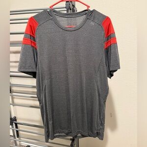 Lululemon grey athletic workout shirt